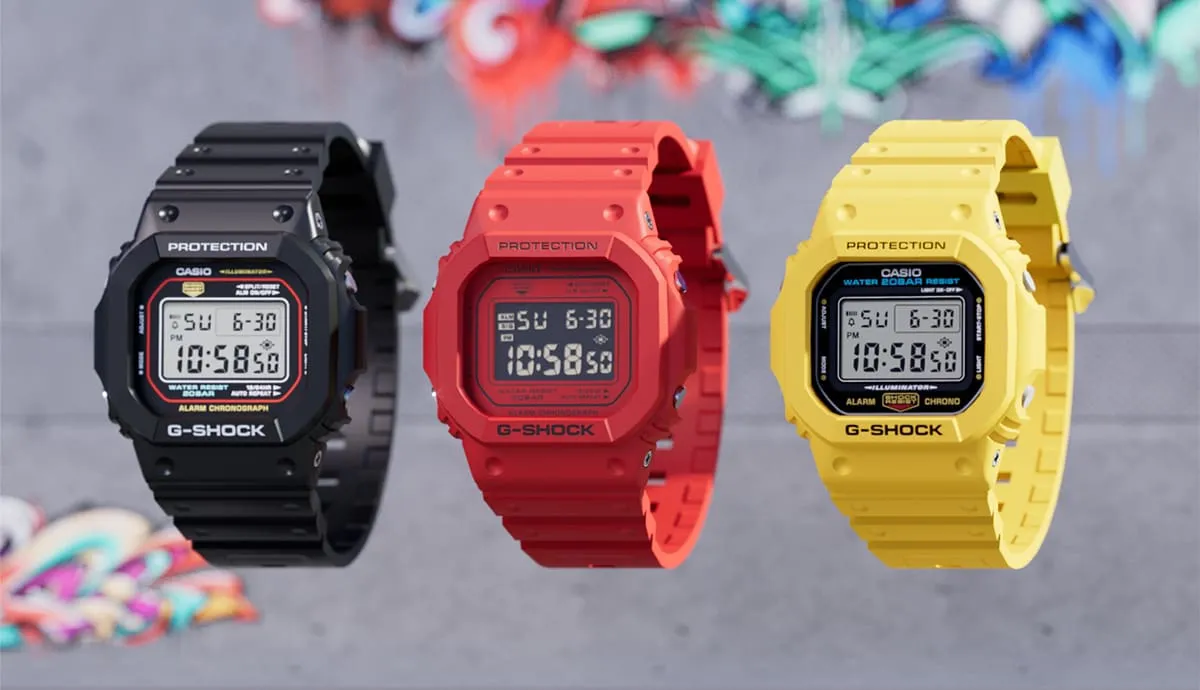 Item virtual Casio G-Shock DW-5600 di Roblox catalog