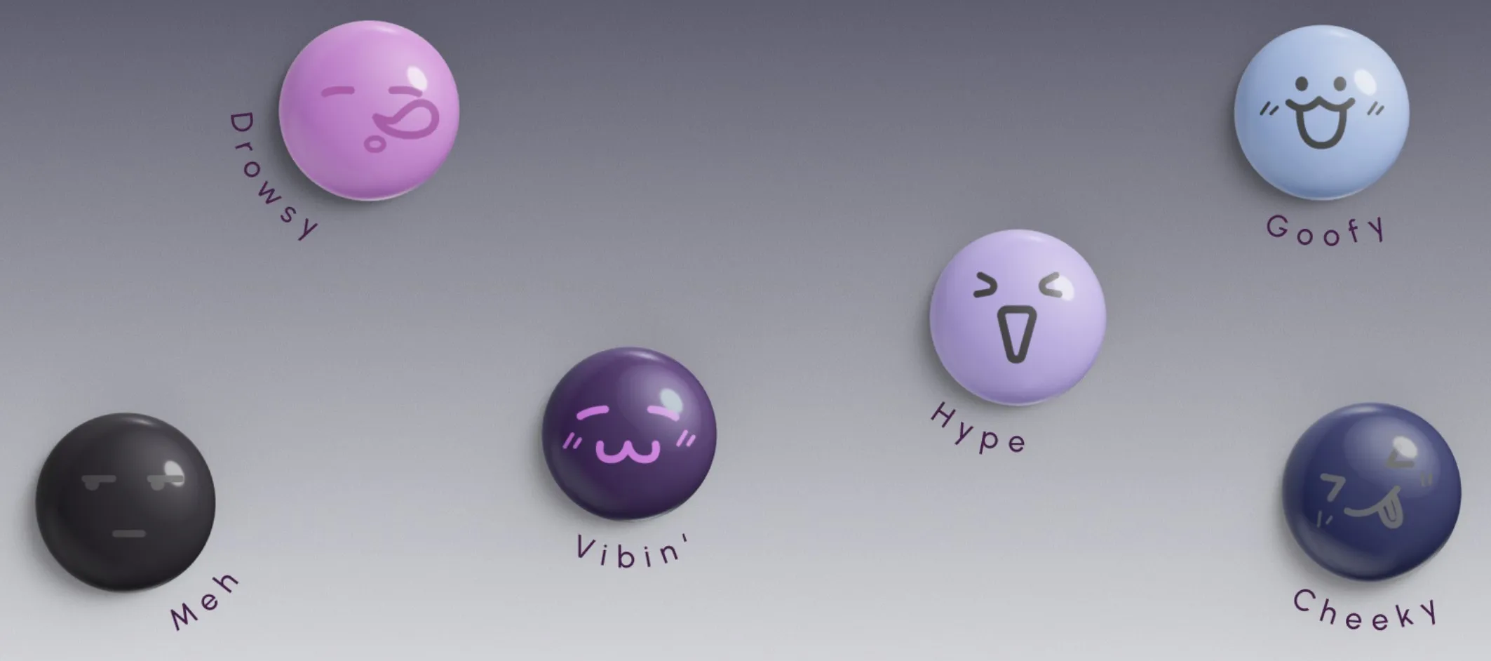 DuRoBo Moodi Bluetooth page turner dengan enam tutup tombol emoji yang bisa diganti-ganti