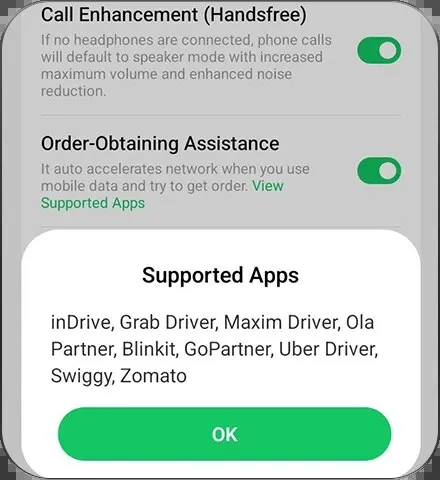 Fitur Order-Grabbing Boost itel Power 80 untuk driver ojek online dan kurir