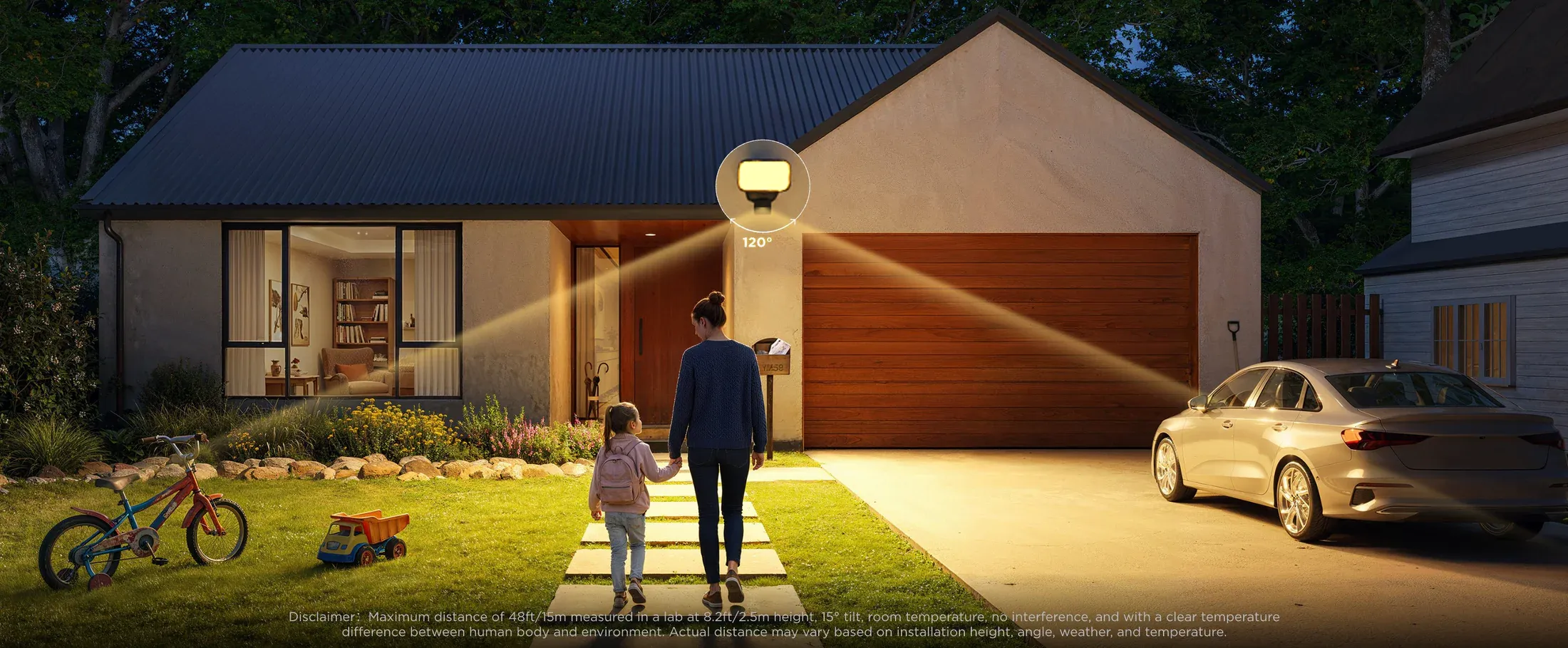 Sensor gerak pada Govee Outdoor Wall Floodlight
