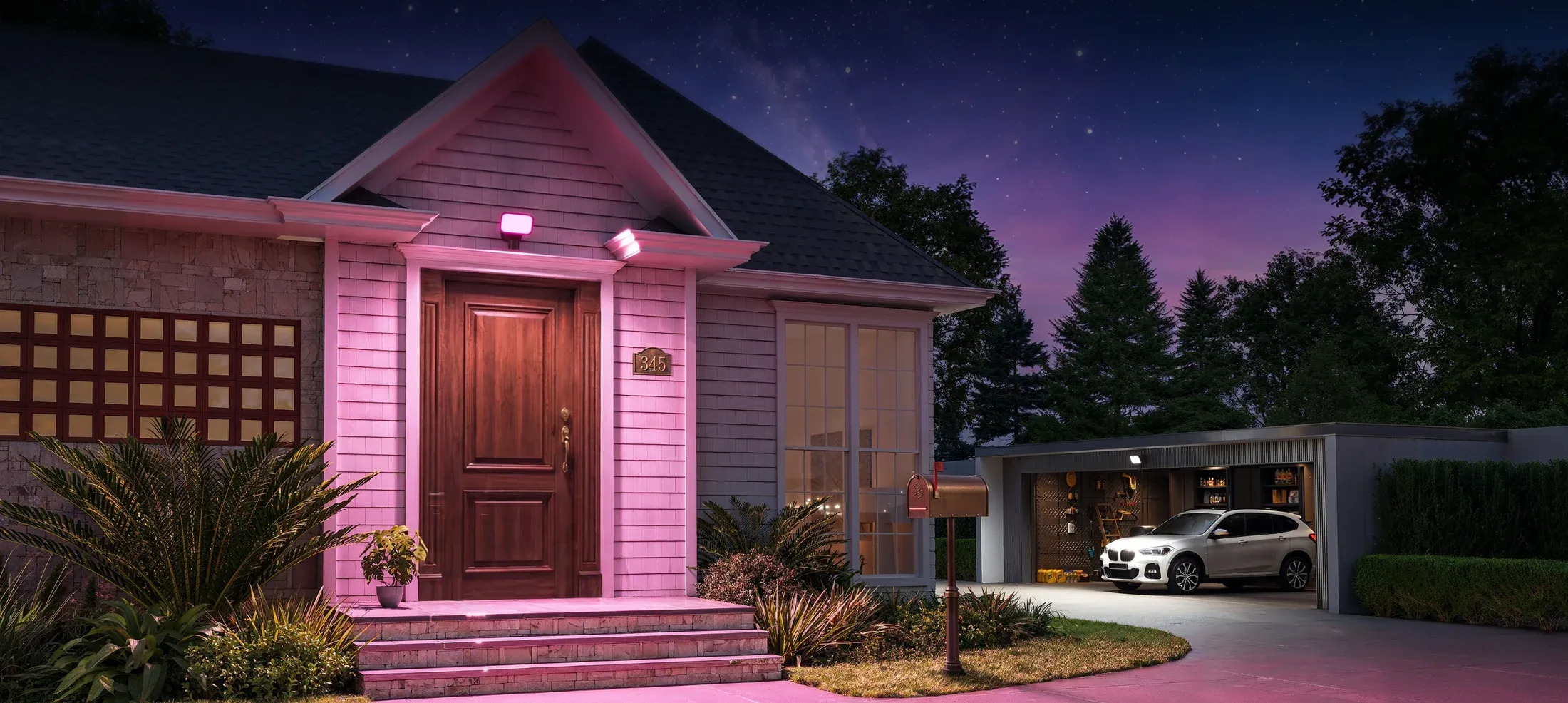 Govee Outdoor Wall Floodlight tampak depan