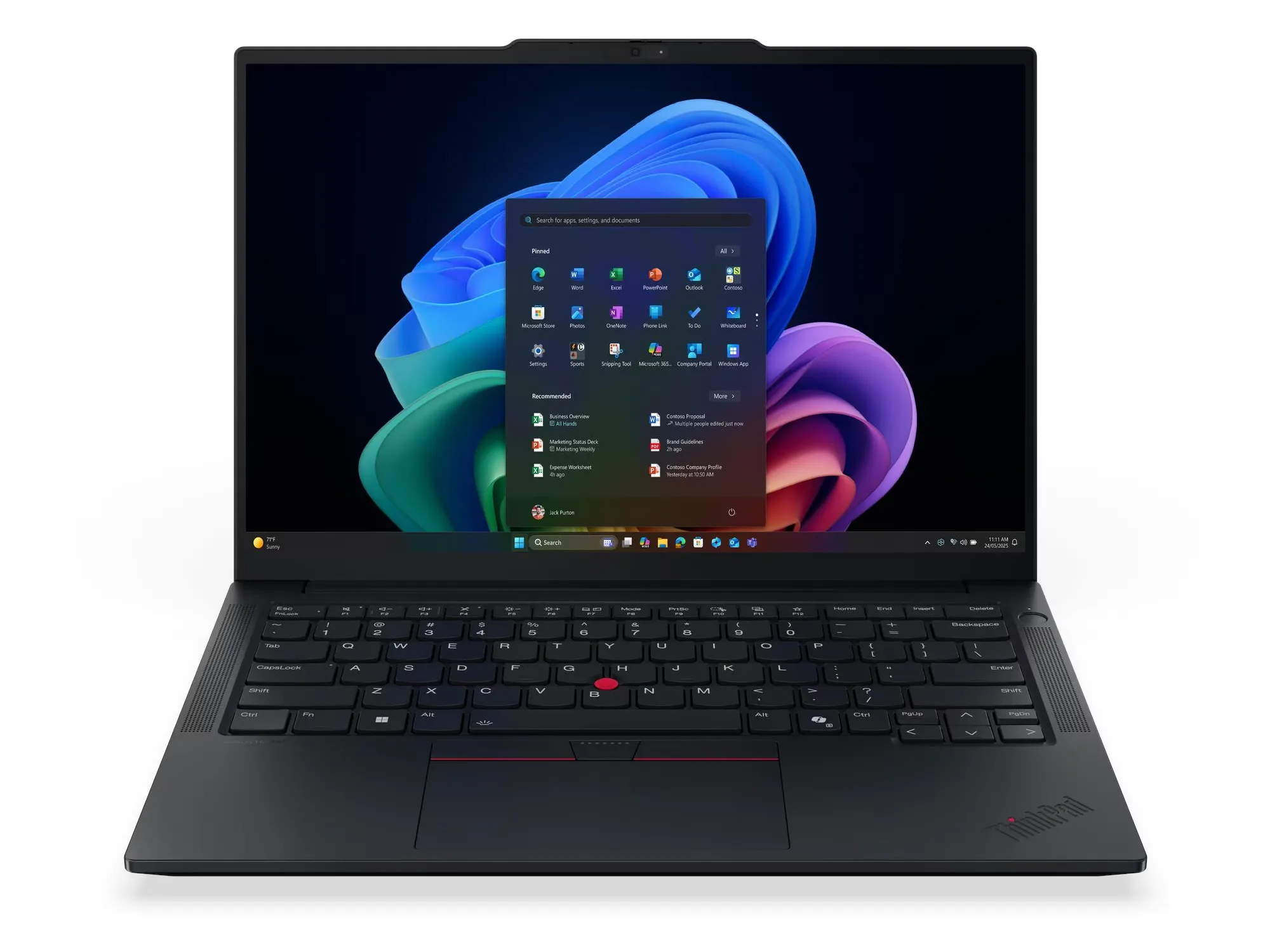 Bagian bawah laptop Lenovo ThinkPad E14 Gen 8 dengan opsi prosesor Intel Wildcat Lake