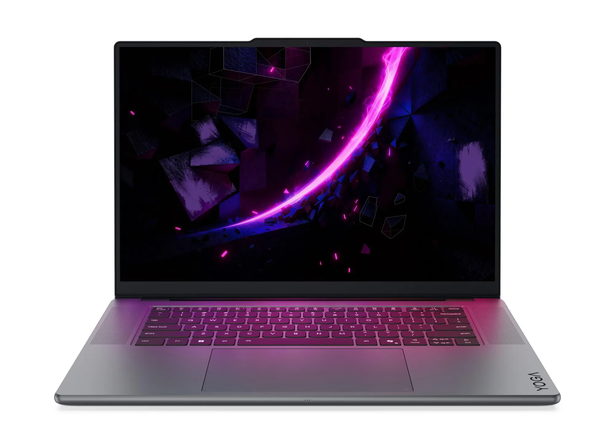 Tampak bawah Lenovo Yoga Pro 9 16IPH11 dengan sistem pendingin dan kisi-kisi ventilasi