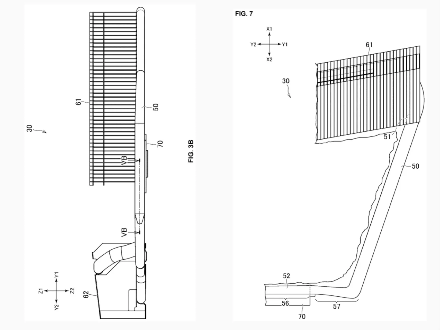 Skema paten pendingin PS6 dengan heat pipe dan heatsink