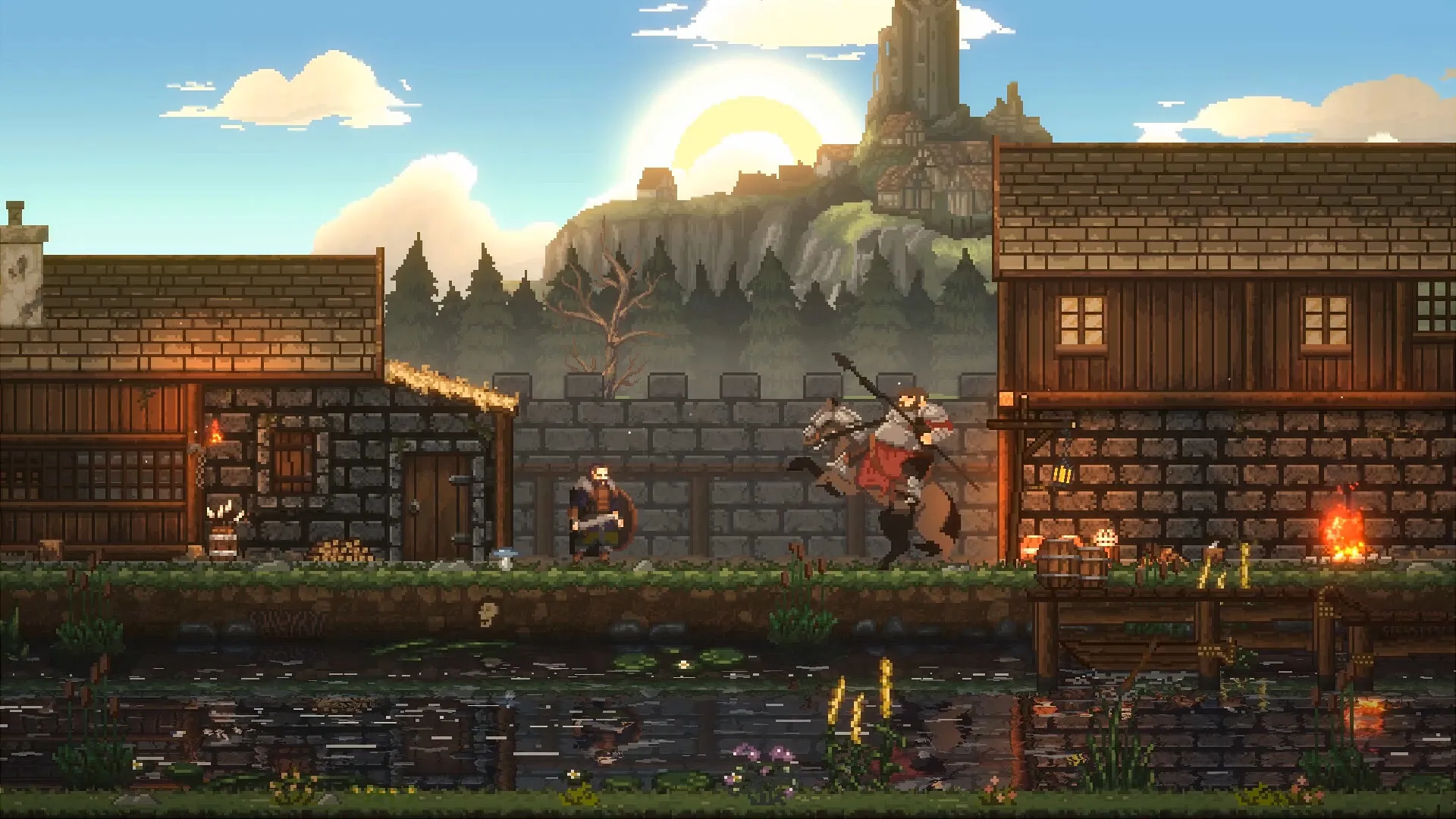 Dua karakter dalam game Sons of Valhalla.
