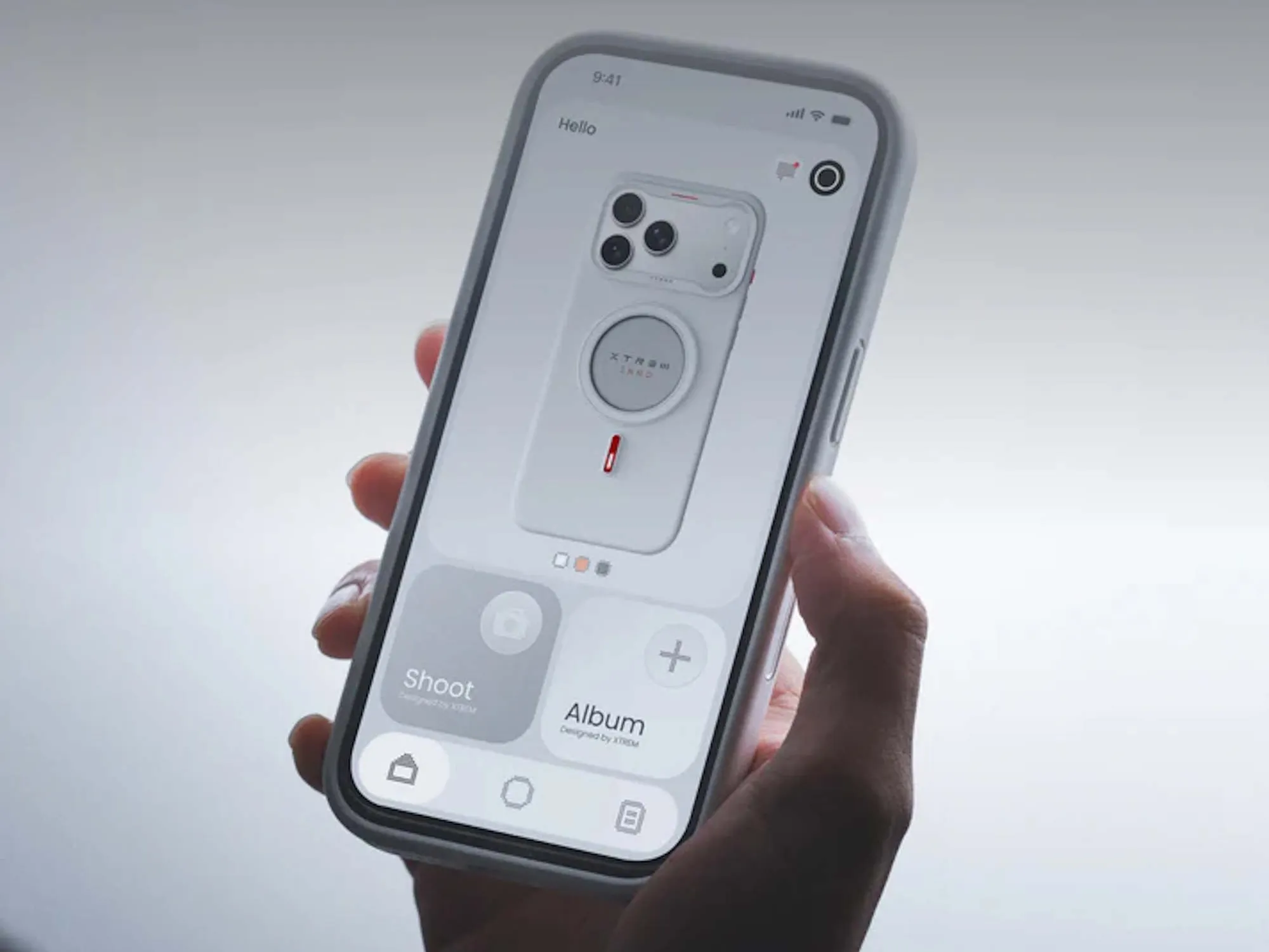 Aplikasi pendamping Xtrem untuk mengunggah gambar ke layar E-Ink casing